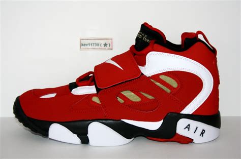 AUTHENTIC NIKE Air Diamond Turf II 2 Deion Sanders 49ers Red White ...