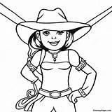 Jessie With Her Lasso Coloring Page  Pagescom sketch template