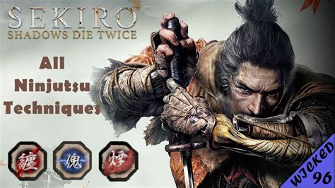 Sekiro: All Ninjutsu Techniques Showcase - YouTube