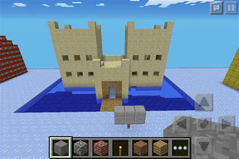 Sand Castle! Original! | Sand castle, Minecraft creations, Pocket edition