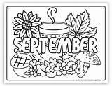 September Coloring Pages Free PDF Printables  Simply Love sketch template