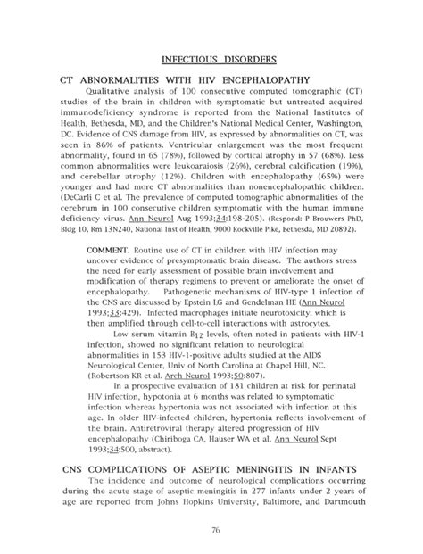 (PDF) CNS Complications of Aseptic Meningitis in Infants