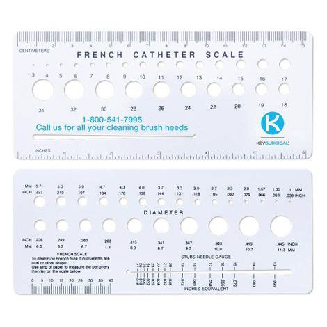 Key Surgical French Catheter Scale