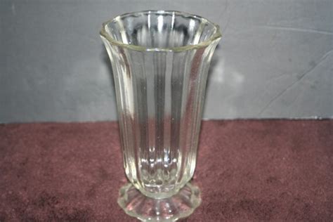Vintage Clear Glass Flower VaseHome Decor Vase by VintageCastaways