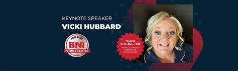 Vicki Hubbard - Keynote Presenter, Drusilla Seafood Restaurant ...