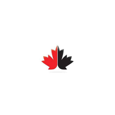 Maple leaf logo design. Canada symbol logo. 13156215 Vector Art at Vecteezy