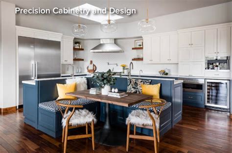 Banquette seating built into kitchen islands, love or hate them? : r/InteriorDesign