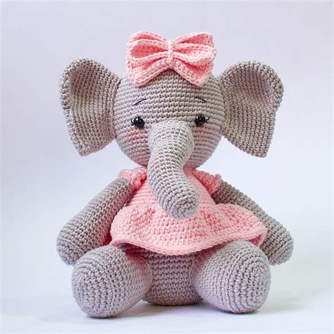 Elefanta/Elephant - Receita de Amigurumi - Gato Fio Ateliê