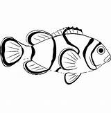 Clown Fish Coloring Pages Printable sketch template