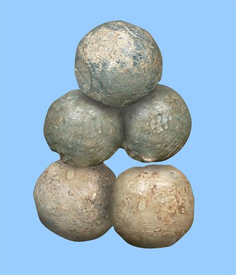 Five Rare Original Antique Brown Bess Musket Balls. | 801014 | Sellingantiques.co.uk