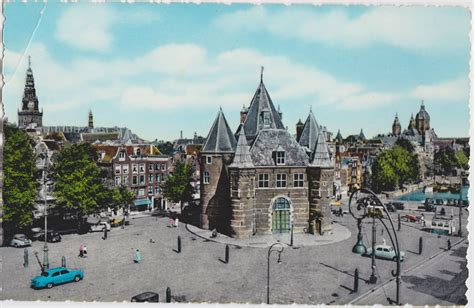 Papergreat: Saturday's postcard: Nieuwmarkt and the Waag in Amsterdam