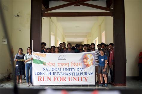 IISER Thiruvananthapuram on Twitter: "The ''Run for Unity'' event on our @tvmiiser campus. https ...