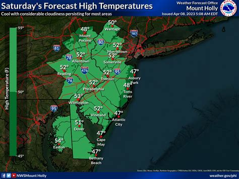 NWS Mount Holly on Twitter: "Good morning! It will be a rather cool day today with mainly cloudy ...