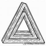 Triangle Coloring Pages  Free & Printable sketch template
