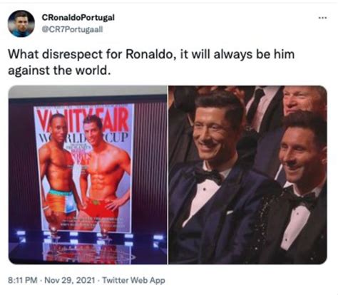 Cristiano Ronaldo fans slam ‘disrespectful’ moment during Ballon d’Or ...