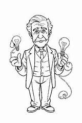 CCSS RI31 Thomas Edison Inventions Coloring Pages For Kids D1 sketch template