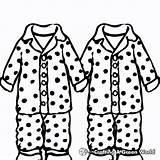 Pajama Coloring Pages  Free & Printable sketch template