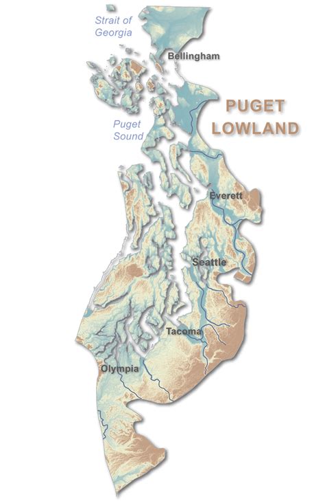 Puget Sound World Map