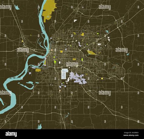 City map Memphis, Tennessee US Stock Vector Image & Art - Alamy