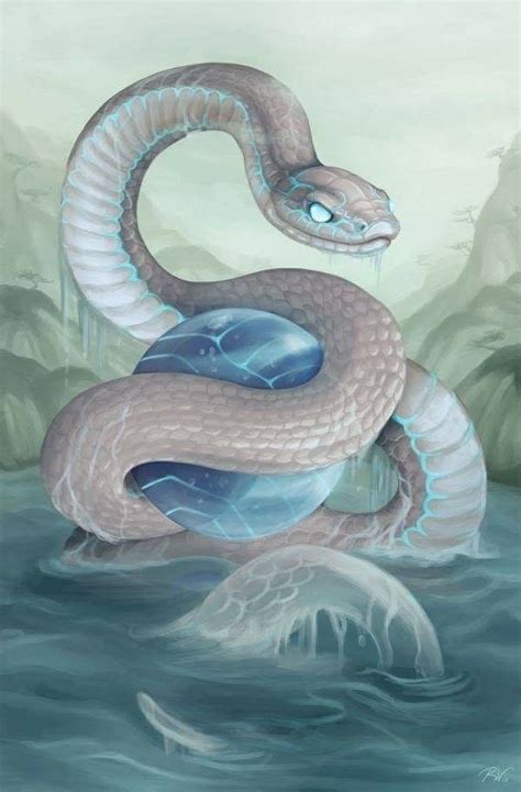 Pin by Elizabeth Zehm on Arte | Fantasy creatures art, Mythical creatures art, Snake art