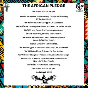 African Ancestors Oath and Pledge -Children - HOME EDUCATION SHOP