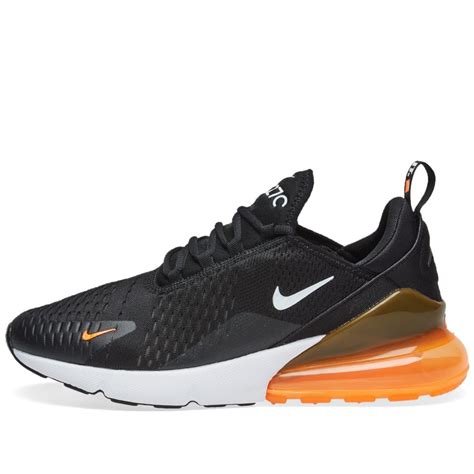 Nike Air Max 270 Black, White & Orange | END. (US)