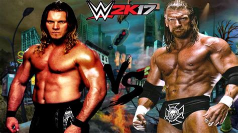 WWE 2K17 Chris Jericho 01 vs Triple H 01 - YouTube