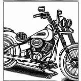 Coloring Pages Of Harley Davidson sketch template