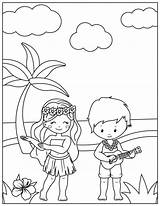Free Printable Luau Coloring Pages  A Crazy Family sketch template