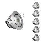 LE® Pack of 5 units 1.5-Inch LED Under Cabinet Lighting, 10W Halogen Bulbs Equivalent, Not ...