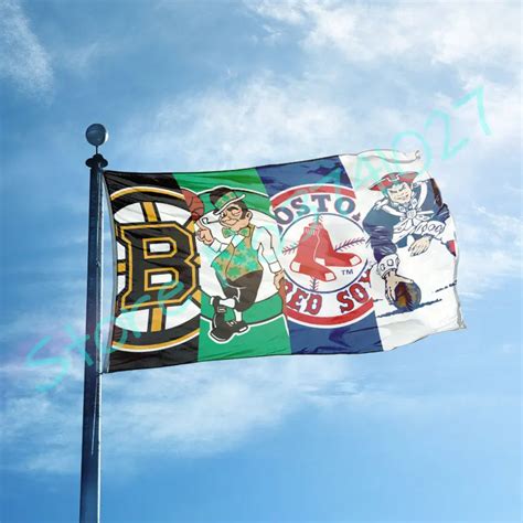 3x5ft Red Sox Bruins Celtics Patriots Boston Sports Flag With Grommets ...