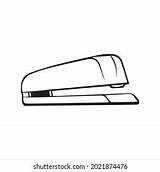 Color Page Stapler Line Art Stock Vector Royalty Free 2021874476  sketch template