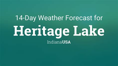 Heritage Lake, Indiana, USA 14 day weather forecast