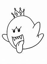 Boo King Coloring Pages Colouring Drawing Clipart Cliparts Clipartbest  sketch template