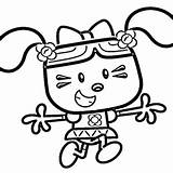 Wubzzy Coloring Pages sketch template