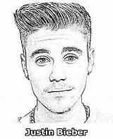 Justin Bieber Name Coloring Pages sketch template