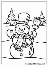 Snowman Coloring Pages Updated 2021 sketch template