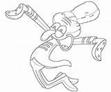 Squidward On Halloween Coloring Page  Free Printable Pages sketch template