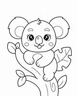 Premium Vector  Koala coloring Page Illustration sketch template
