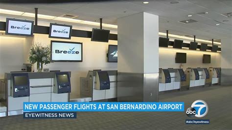 San Bernardino airport debuts first commercial passenger airline