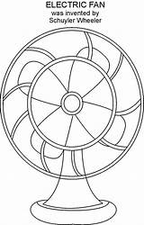 Fan clipart Colouring Picture 2681024 fan sketch template