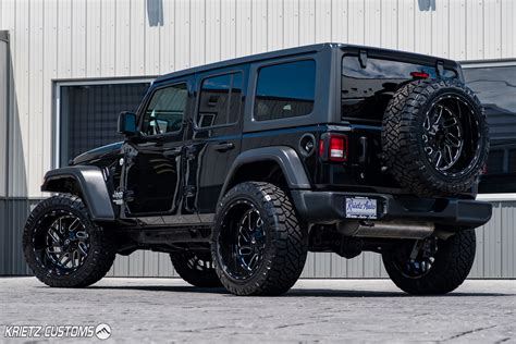 Lifted 2020 Jeep Wrangler with 22×12 Fuel Triton Wheels and 2.5 Inch ...