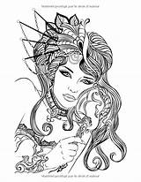 Classic Pin Up Coloring Pages sketch template
