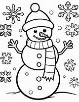Christmas Snowman Coloring Pages  Happy Color® Art sketch template