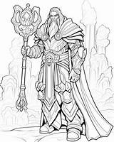 World Of Warcraft Warlock Coloring Pages sketch template