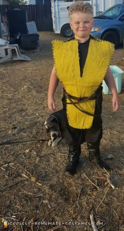 Cool Homemade Scorpion Mortal Kombat Halloween Costume