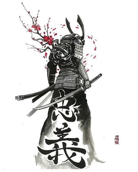 Samurai & Japanese Art บน Instagram: “Samurai by @jongkie. Big time fan of his work! If you ...