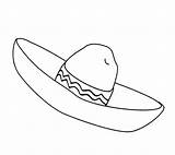 Cinco De Mayo Sombrero 1 Coloring Page  Free Printable Pages sketch template