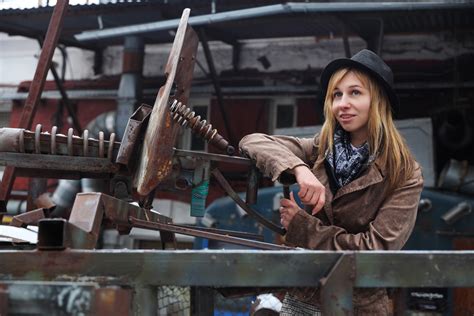 Machine Gun, Woman Free Stock Photo - Public Domain Pictures