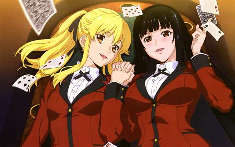 Kakegurui 4K Ultra HD Wallpaper: Meari Saotome & Yumeko Jabami